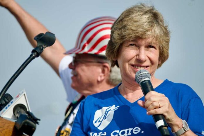Aft,President,Randi,Weingarten,Speaks,At,The,Annual,Labor,Day