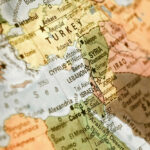 Israeli Airstrikes Shake Beirut – Chaos Erupts! Map showing Turkey, Cyprus, Syria, Iraq, and surrounding areas.