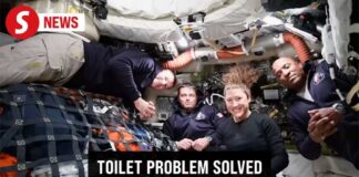 NASA reports fine toilets, healthy crew and good performing