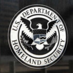 US Department of Homeland Security seal on building