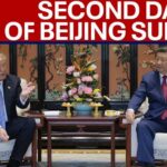WATCH: Trump and Xi meet for last round of talks during China visit