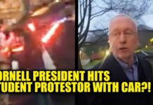 WATCH: Cornell University President Drives Car Into Student Protestor, Allegedly
