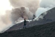 Etna new Eruption - 26 june 2026 - lava flow