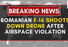 Romanian F-16 Shoots Down Drone After Airspace Violation, President Confirms | NewsX World