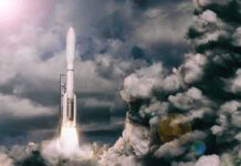 Falcon 9 Keeps America’s Space Momentum Rolling Rocket launches through dense clouds