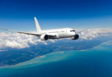 Scientists Spot A Troubling Trend Above The Atlantic Airplane flying over coastline and clouds in sky