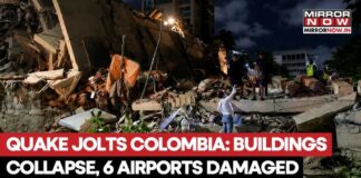 Colombia Earthquake: 7.4 Magnitude Quake Flattens Buildings, Traps Residents In Cali | WATCH