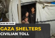 Israeli air strikes intensify across Gaza: Rising civilian toll and makeshift shelters destroyed