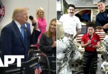 Trump Calls ISS Astronauts From NASA Houston Center, Announces New Space Academy | APT