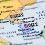 Will S. Korea’s Nuclear Subs Shake Asia? Map showing North and South Korea, Japan, and China.