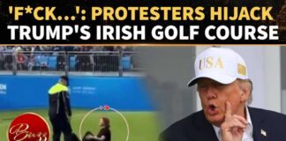 'ARREST TRUMP': Protesters HALT IRISH OPEN; Thousands Take To Shannon Airport, Dublin Streets