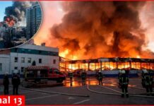 At least two people killed and dozens injured in Russian overnight attack on Kyiv