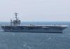 Seven Days? Trump Calls Tehran’s Bluff Aircraft carrier sailing at sea