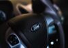 Driver Watchdog Triggers – Who’s Really Steering? Ford steering wheel close-up