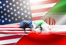 Taxpayer Gut-Punch: $47B And Climbing US and Iran flag fists bumping against split flags
