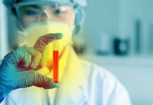 Cancer Driver Flipped – Stanford Stuns Lab Mice Scientist holding a test tube with red liquid